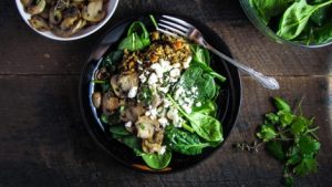 Read more about the article Lentil, Mushroom and spinach Salad