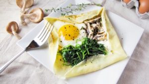 Read more about the article Savory Mushroom and Goat Cheese Crepes